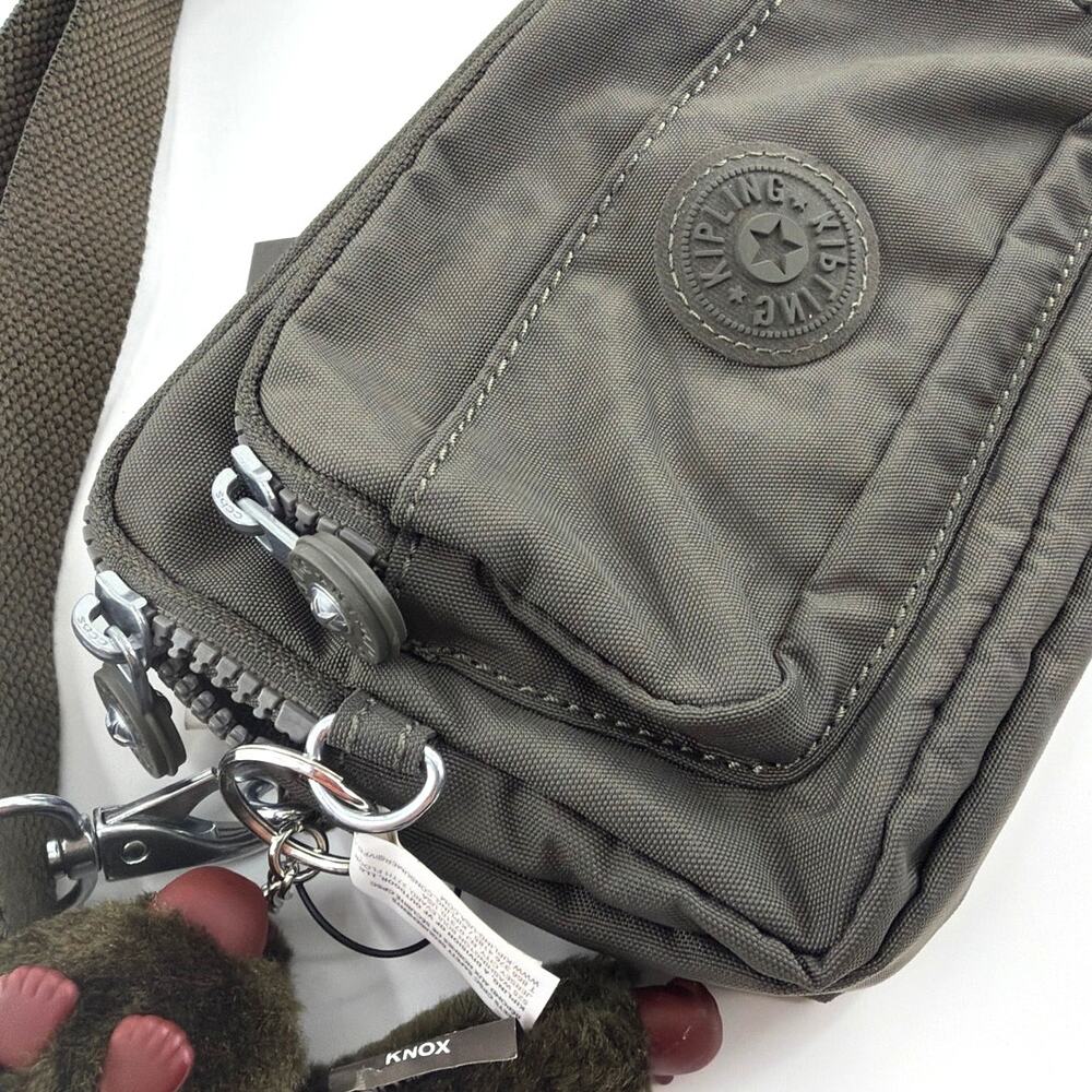 Kipling Field Green Merryl U 2 Crossbody Bag - Picture 4 of 11